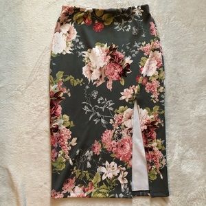 High waisted skirt